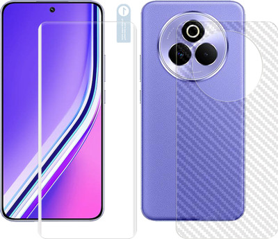SOMTONE Front and Back Tempered Glass for Realme P3 Pro 5G Tempered Glass Screen Protector ( 1 UV TEMPERED GLASS SCREEN PROTECTOR + 1 BACK CARBON FIBER SKIN )(Pack of 1) SOMTONE Front and Back Tempered Glass for Realme P3 Pro 5G Tempered Glass Screen Protector ( 1 UV TEMPERED GLASS SCREEN PROTECTOR + 1 BACK CARBON FIBER SKIN )(Pack of 1)