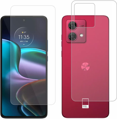Ten To 11 Front and Back Tempered Glass for Motorola g64 5G(Pack of 2)