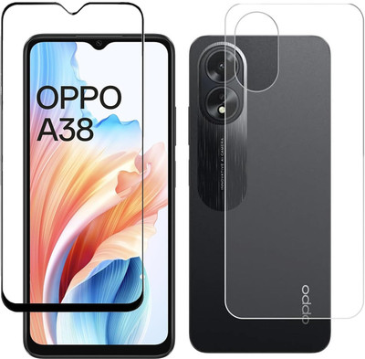 4 YARDS Front and Back Tempered Glass for Oppo A38 (11-D)(Pack of 1)