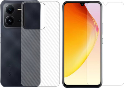 Vatsin Front and Back Tempered Glass for ViVO V25 5G(Pack of 2)