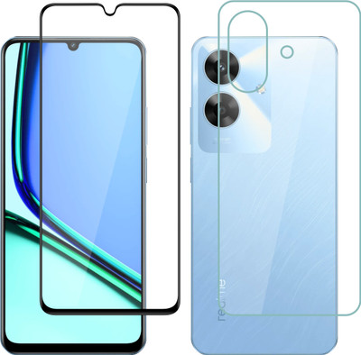 Vatsin Front and Back Tempered Glass for Realme Narzo N61(Pack of 2)