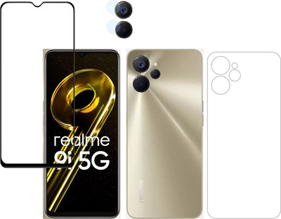 Vatsin Front and Back Tempered Glass for Realme 9i 5G(Pack of 3)