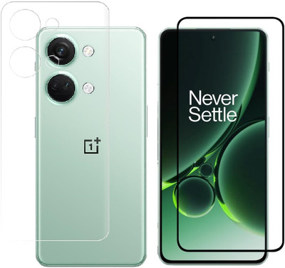 4 YARDS Front and Back Tempered Glass for OnePlus Nord 3 5G (11-D)(Pack of 1)