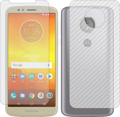 MOBART Front and Back Tempered Glass for Motorola Moto E5(Pack of 2)