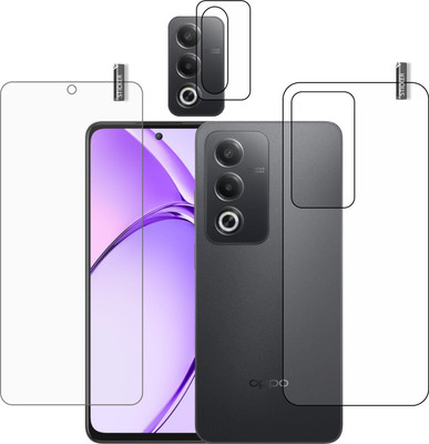 GARUDA GLASS Front and Back Tempered Glass for OPPO A3 PRO 5G with camera lens protector, OPPO A3 PRO Camera lens(Pack of 3)