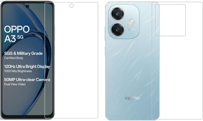 4 YARDS Front and Back Tempered Glass for OPPO A3 5G(Pack of 1)