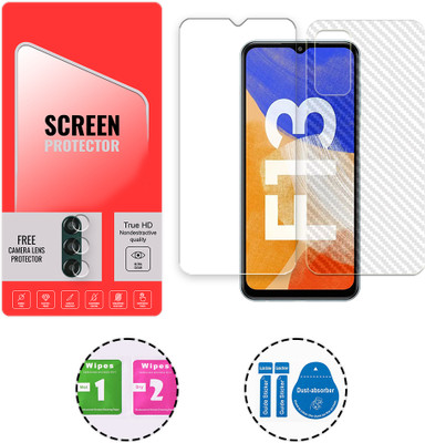 ARBAN Front and Back Tempered Glass for Samsung Galaxy F13 4G (1 FREE CAMERA LENS) WITH FRONTBACK SCREEN PROTECTOR(Pack of 1)