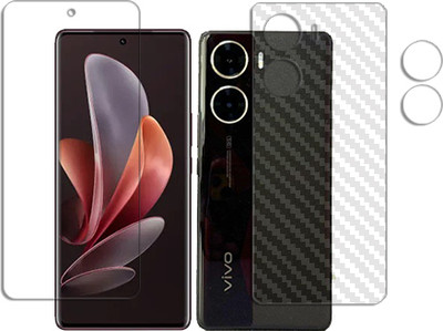 SOMTONE Front and Back Tempered Glass for vivo V29e FRONT BACK AND CAMERA LENS SCREEN GUARD(Pack of 1)