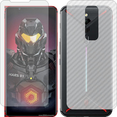 MOBART Front and Back Tempered Glass for NUBIA RED MAGIC MARS(Pack of 2)