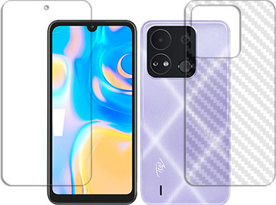 ARBAN Front and Back Tempered Glass for itel A04 FRONT AND BACK(Pack of 1)