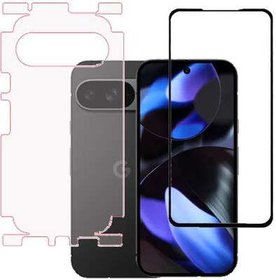 ojucase Front and Back Tempered Glass for google Pixel 9, google Pixel 9 pro, GOOGLE PIXEL 9 PRO, GOOGLE PIXEL 9(Pack of 1)
