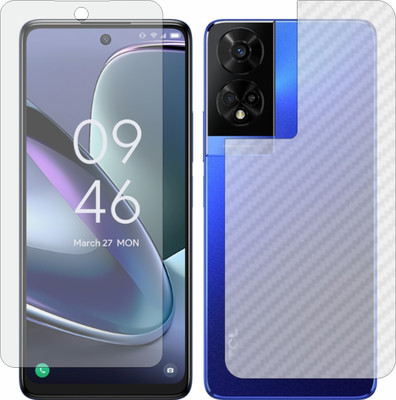 MOBART Front and Back Tempered Glass for TCL 50 5G(Pack of 2)