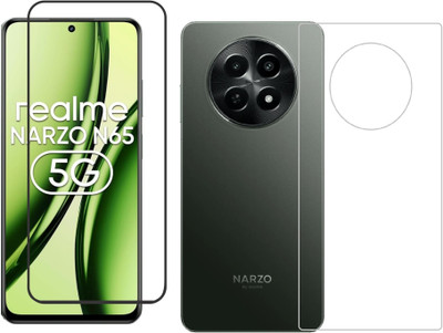4 YARDS Front and Back Tempered Glass for Realme Narzo N65 5g (D-Plus)(Pack of 1)