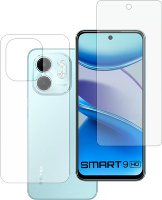 DORADO SHIELD Front and Back Tempered Glass for Infinix SMART 9 HD(Pack of 2)