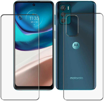 DOWRVIN Front and Back Tempered Glass for Motorola Moto G42(Pack of 2)