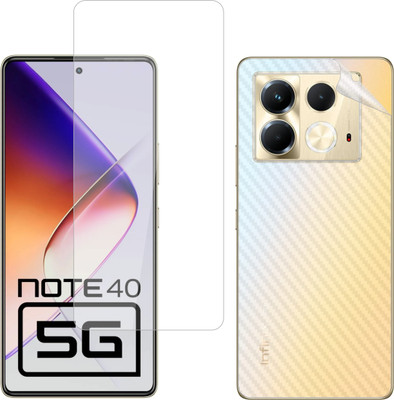 Vatsin Front and Back Tempered Glass for Infinix Note 40 5G(Pack of 2)