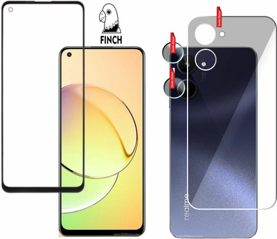 Olonga Front and Back Tempered Glass for REALME 10(Pack of 2)