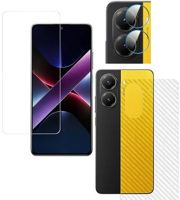 MUTAALI Front and Back Tempered Glass for X7 Pro 5G(Pack of 1)