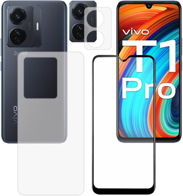 Systek Front and Back Tempered Glass for Vivo T1 Pro 5G, Vivo T1 pro(Pack of 3)