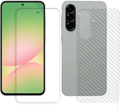 DOWRVIN Front and Back Tempered Glass for SAMSUNG GALAXY A56 5G(Pack of 2)