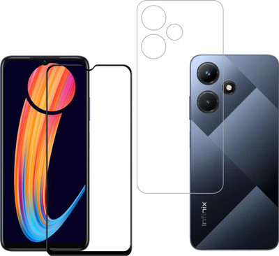 Ten To 11 Front and Back Tempered Glass for Infinix Hot 30i(Pack of 2)