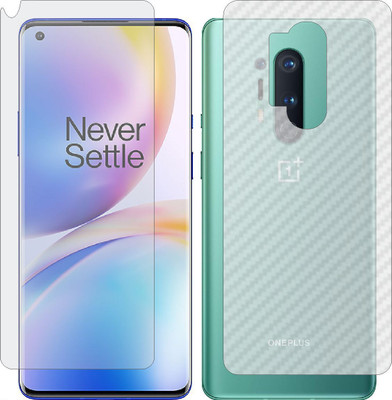 MOBART Front and Back Tempered Glass for ONEPLUS 8 PRO(Pack of 2)