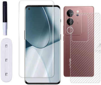 Bai and kaka Front and Back Tempered Glass for Vivo V29 Pro(Pack of 2)