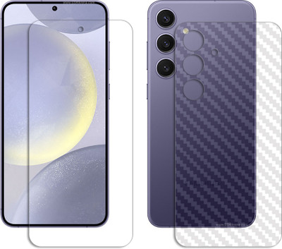 SOMTONE Front and Back Tempered Glass for Samsung Galaxy S24+ FRONT BACK SCREEN GUARD(Pack of 1)