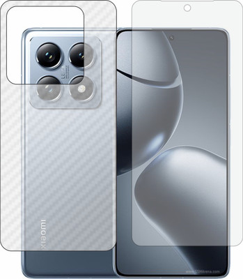 MOBART Front and Back Tempered Glass for Xiaomi 14T Pro(Pack of 2)