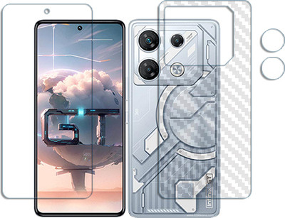 MUTAALI Front and Back Tempered Glass for Infinix GT 10 Pro(Pack of 1)