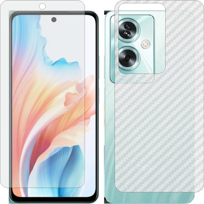 Mobling Front and Back Tempered Glass for Oppo A2 PJB110(Pack of 2)