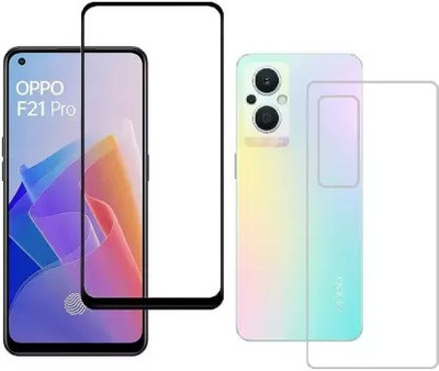 Olonga Front and Back Tempered Glass for OPPO F21S PRO 5G(Pack of 2)