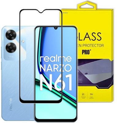 ECMERED Front and Back Tempered Glass for REALME NARZO N61, realme narzo n61(Pack of 1)