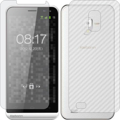 Fasheen Front and Back Tempered Glass for KARBONN A12(Pack of 2)