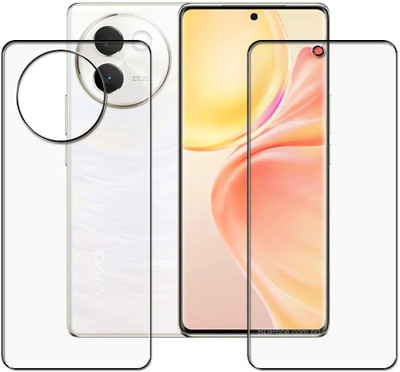 tombik Front and Back Tempered Glass for FA65-Vivo V30e-FB(Pack of 2)