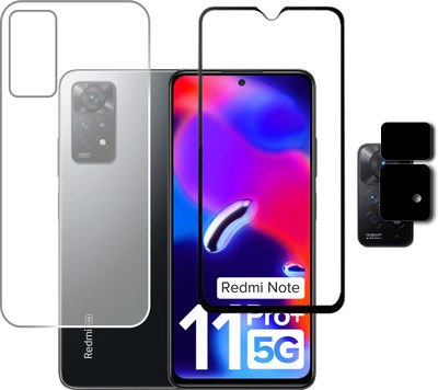 FINCH Front and Back Tempered Glass for REDMI NOTE 11 PRO PLUS, REDMI NOTE 11 PRO(Pack of 3)