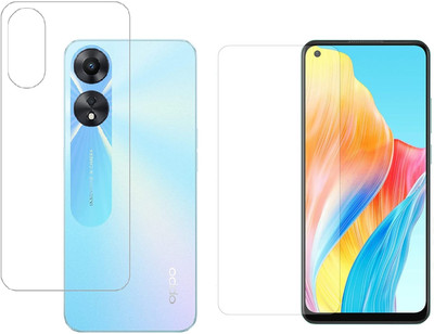 4 YARDS Front and Back Tempered Glass for OPPO A78 4G(Pack of 1)