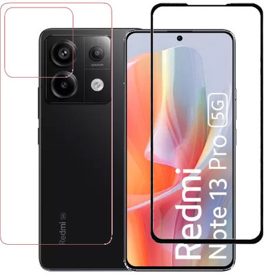 HOBBYTRONICS Front and Back Tempered Glass for Redmi Note 13 Pro 5G(Pack of 1)