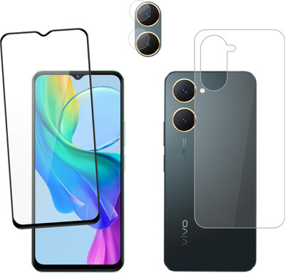 Ten To 11 Front and Back Tempered Glass for ViVO T3 Lite 5G(Pack of 3)