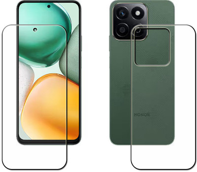tombik Front and Back Tempered Glass for 53ff-Honor X7c-fb(Pack of 2)