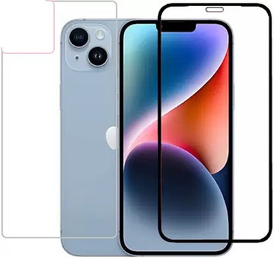 AV Front and Back Tempered Glass for Apple iPhone 14 Plus(Pack of 2)