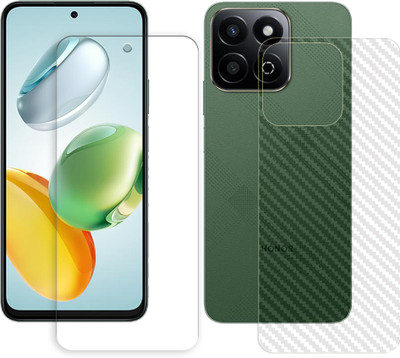 ARBAN Front and Back Tempered Glass for Honor X7c 4G Tempered Glass Screen Protector | Anti-Scratch | Edge to Edge Full Coverage | 9H Hardness (1 FRONT TEMPERED GLASS AND 1 BACK CARBON FIBER SKIN)(Pack of 1) ARBAN Front and Back Tempered Glass for Honor X7c 4G Tempered Glass Screen Protector | Anti-Scratch | Edge to Edge Full Coverage | 9H Hardness (1 FRONT TEMPERED GLASS AND 1 BACK CARBON FIBER SKIN)(Pack of 1)