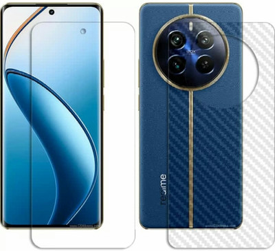 DOWRVIN Front and Back Tempered Glass for REALME 12 PRO FRONT AND BACK TEMPERED GLASS(Pack of 2)