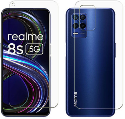 SOMTONE Front and Back Tempered Glass for Realme 8s 5G(Pack of 1)