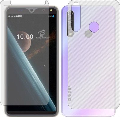 MOBART Front and Back Tempered Glass for SPINUP A7 MAX(Pack of 2)