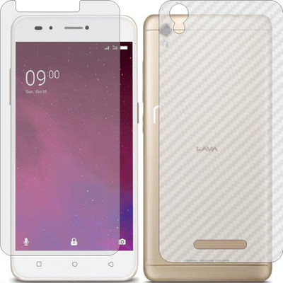 MOBART Front and Back Tempered Glass for LAVA Z60(Pack of 2)