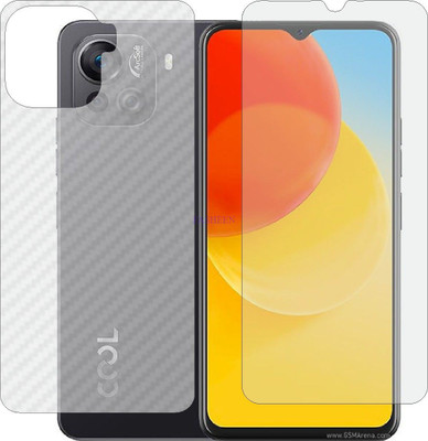Fasheen Front and Back Tempered Glass for COOLPAD COOL 20 PRO (Front Matte Finish & Back 3d Carbon Fiber)(Pack of 2)