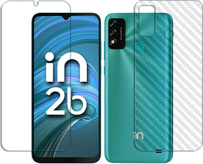 SOMTONE Front and Back Tempered Glass for Micromax In 2b FRONT BACK(Pack of 1)