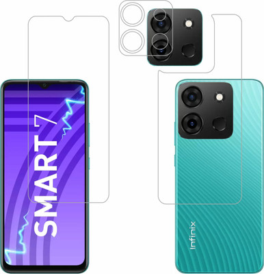 Ten To 11 Front and Back Tempered Glass for Infinix Smart 7 HD(Pack of 3)