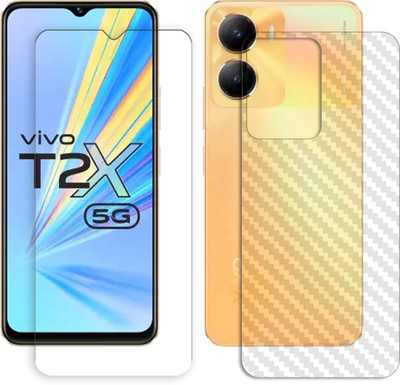 ARBAN Front and Back Tempered Glass for vivo T2x 5G FRONT BACK SCREEN GUARD(Pack of 1)